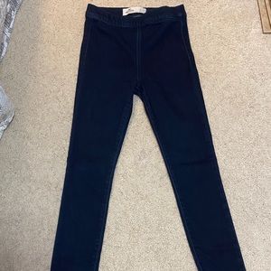 black Hollister jeggings